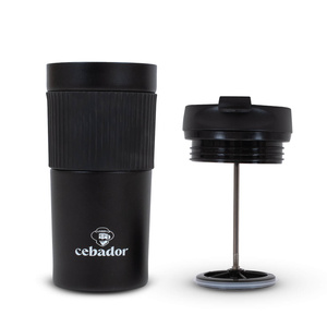 Cup Press lämpömuki, jossa on ranskalainen puristin 400ml