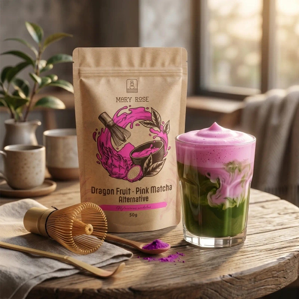 Mary Rose – Pink Matcha Alternative – Dragon fruit (jauhe) 50 g