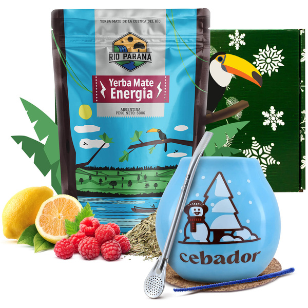 Lahjasetti Yerba Mate Rio Parana Energia 0,5kg
