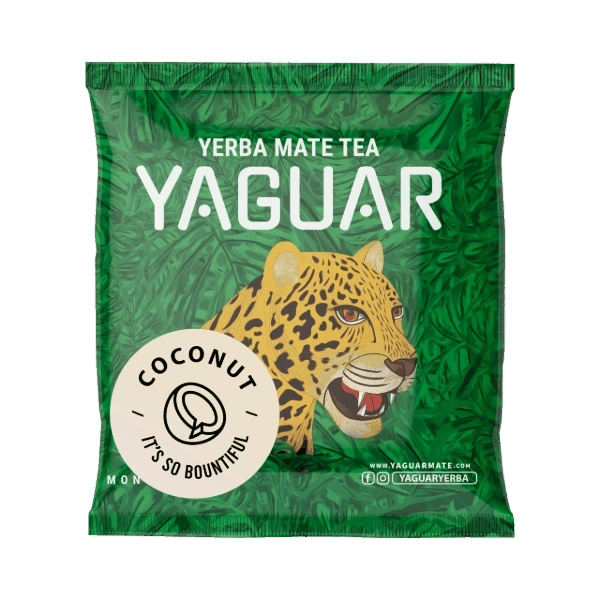 Yerba Mate -setti: näytteet Yaguar 10x50g + Kalebassi + Bombilla