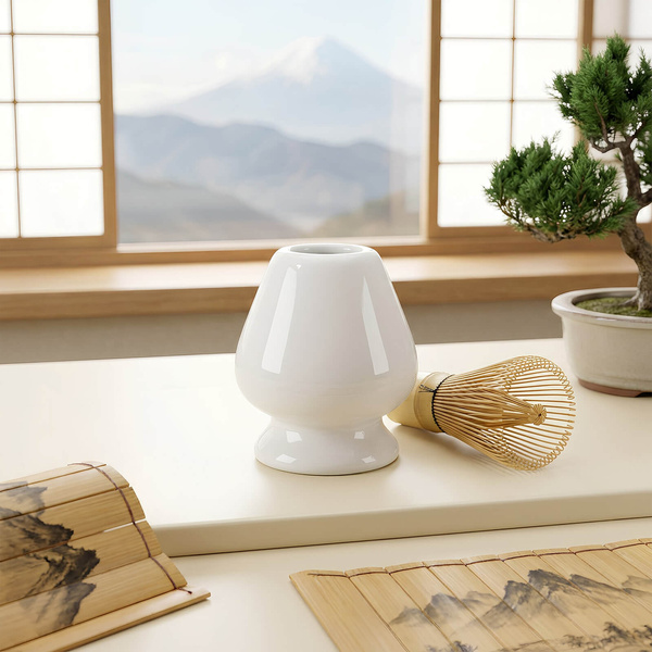 Kusenaoshi - Keraaminen Chasen pidike - Yuki