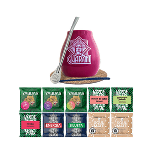 Yerba Mate Set 500g Mate Gourd Bombilla 10x50g Mate Gourd Bombilla 10x50g