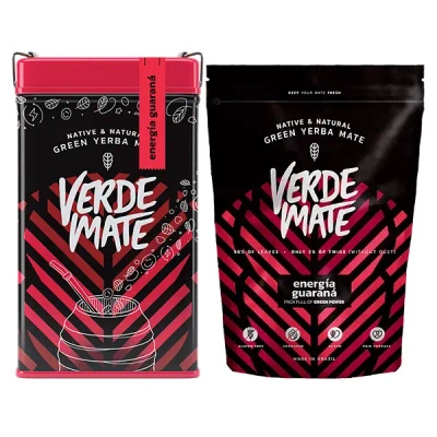 Yerbera Yerba Mate Verde Mate Energia guarana 2x500g Yerba Mate Verde Mate Energia guarana 2x500g