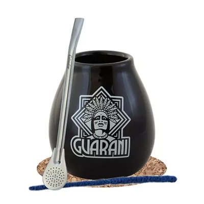 Yerba Mate tarvikesarja: Calabash + Bombilla