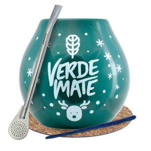 Yerba Verde Mate setti Bombilla talvikurpitsaa