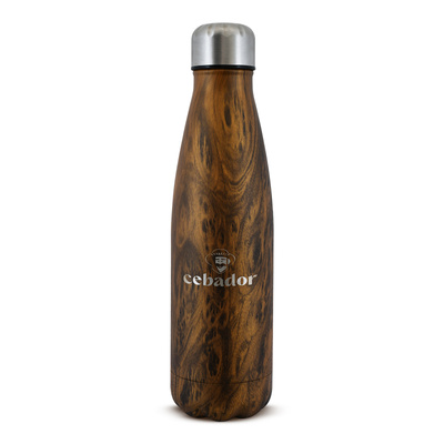 Cebador lämpöpullo 500ml - puunvärinen
