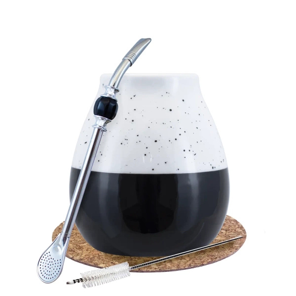 Yerba Mate -Setti: Kalebassi + Bombilla