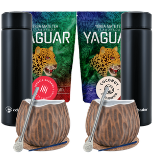 Yerba Mate kookos termospullosetti kahdelle 1000g