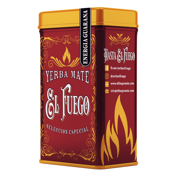 Yerbera - Tinapurkki + El Fuego Energia Guarana 0.5kg 