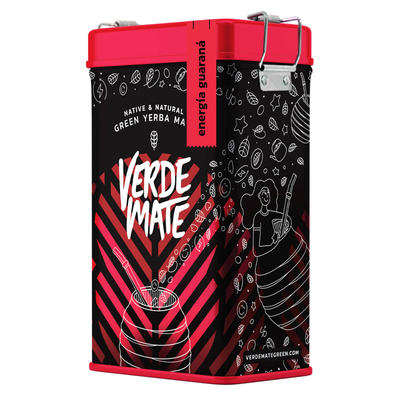 Yerbera - Tinapurkki + Verde Mate Green Energia Guarana 0.5kg