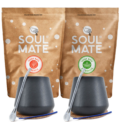 Yerba Soul Mate Energiaa kahdelle Bombilla-setti