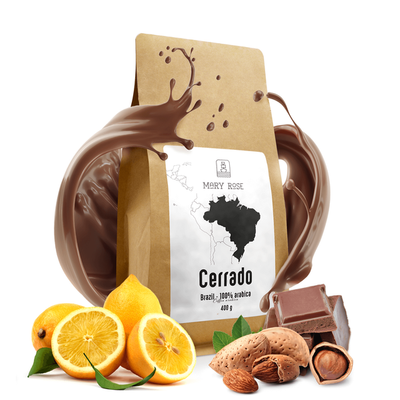 Mary Rose - kokonainen papukahvi Brasilia Cerrado premium 400g