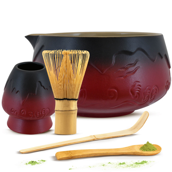 Matcha teen valmistustarvikesarja