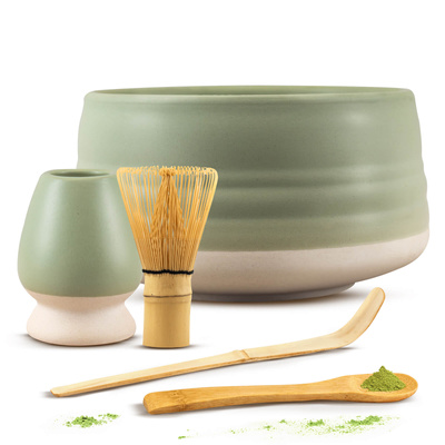 Matcha teen valmistustarvikesarja