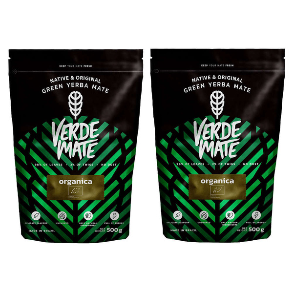 Yerba Mate -setti: Verde Mate Organica 2x500g