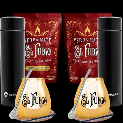 Yerba Mate-setti kahdelle + termospullo