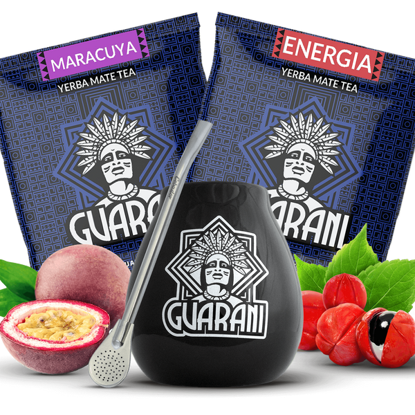 Economy SET Yerba Mate LARGE CALABASH pommilla 