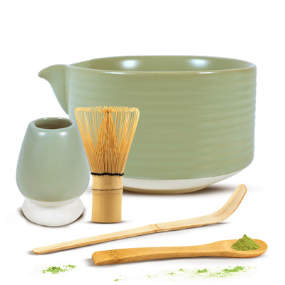 Matcha teen valmistustarvikesarja