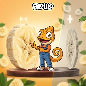FiloLilo – Pakastekuivatut banaanit (viipaleet) 20 g