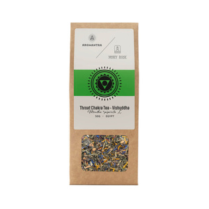 Aromantra x Mary Rose - Kurkku Chakra Tee - Vishuddha (yrttitee) 50g