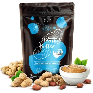 Jauhemaisen maapähkinävoin lahjasetti Nustino: Pure + Chocolate + Pistachio & Chocolate 3x400g