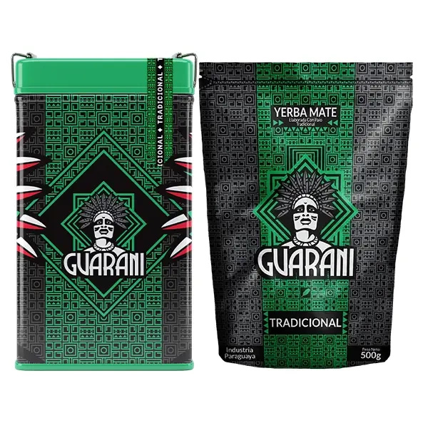 Yerbera Yerba Mate Guarani Elaborada 2x500g Yerba Mate Guarani Elaborada 2x500g