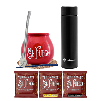 Set Yerba Mate 150g Mate Gourd 3x50g termospullot