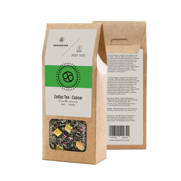 Aromantra x Mary Rose - Zodiac Tea - Cancer (musta tee) 50g