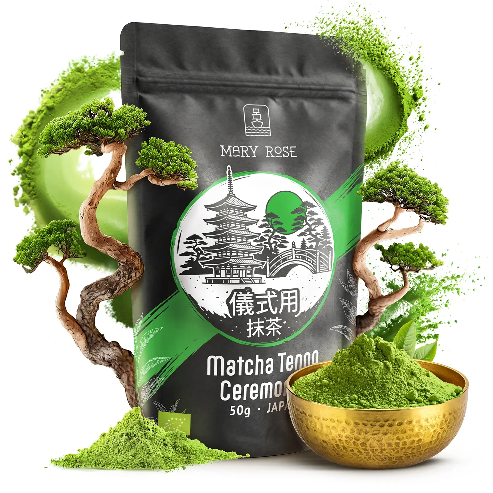 Japanese ceremonial matcha BIO Mary Rose