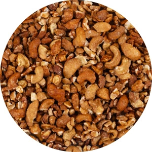 Nustino Crunch – Paahdetut cashewpähkinät – Spring Green Onion 100 g