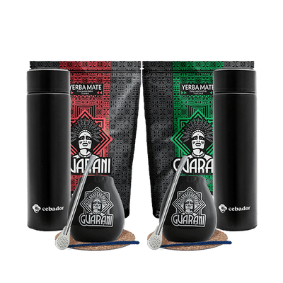 SET Yerba Mate -tarvikkeet kahdelle termospullolle