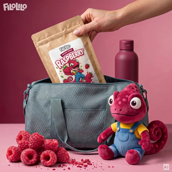 FiloLilo – Pakastekuivattu vadelma 100 g