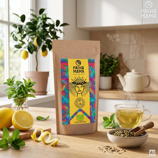 Guayusa Pachamama Menta Limon 100 g (luomu)