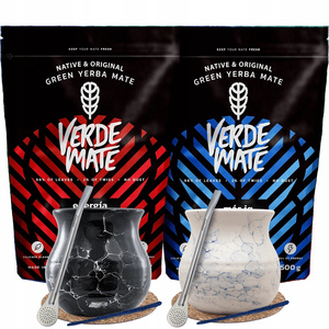 Yerba Mate setti kahdelle Bombilla Matero 1000g
