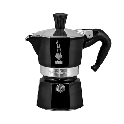 Moka-kahvipannu - Bialetti Moka Express 1tz (musta)