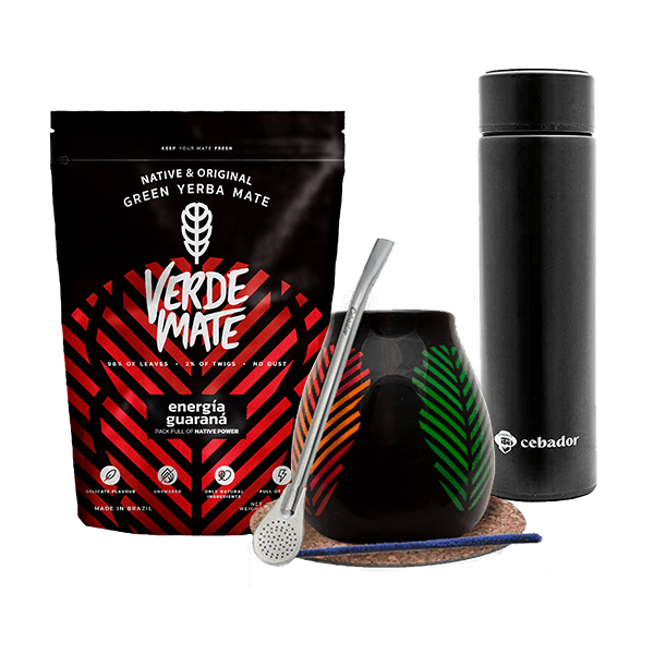 Set Yerba Verde Mate Green 500g kurpitsa termospullot