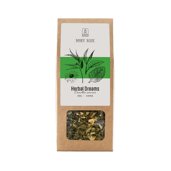 Mary Rose - Herbal Dreams vihreä tee - 50g