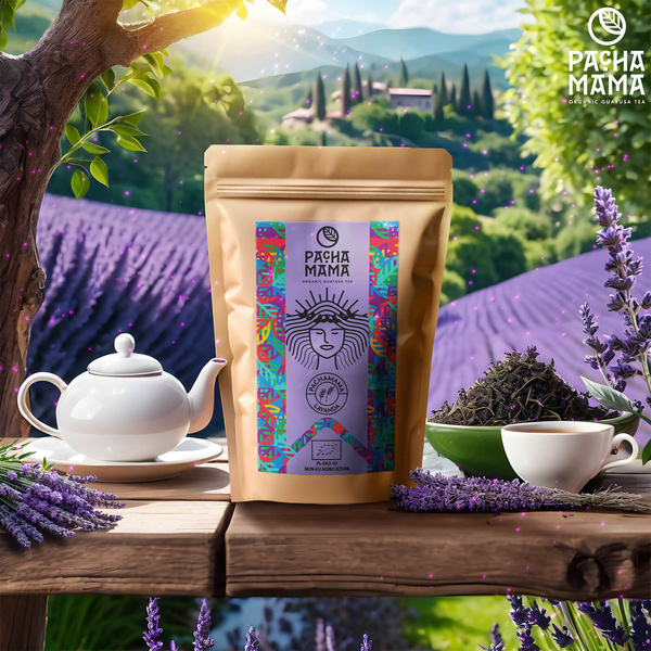 Guayusa Pachamama Lavanda - luomusertifioitu guayusa ja laventeli - 100g