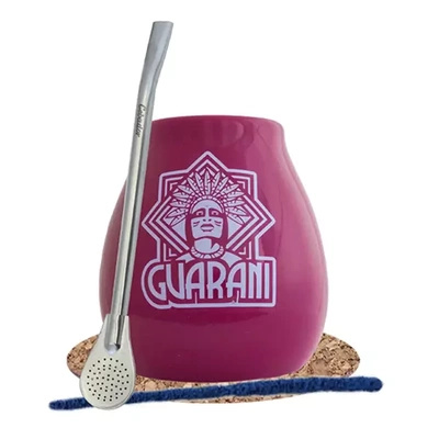 Yerba Mate tarvikesarja: Calabash + Bombilla