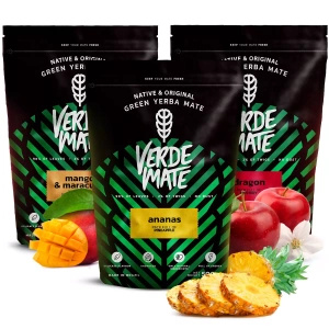 Yerba mate setti Verde Mate Green hedelmäinen 3x500 1.5kg