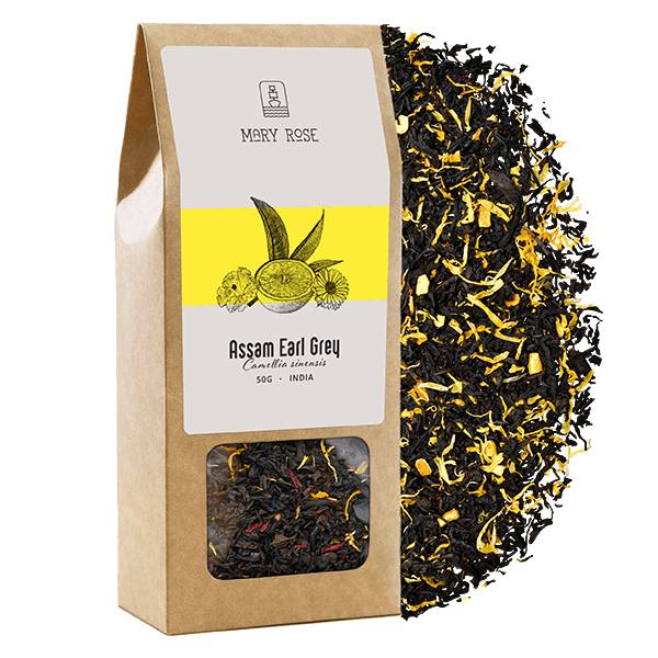 Mary Rose - Assam Earl Grey musta tee - 50g