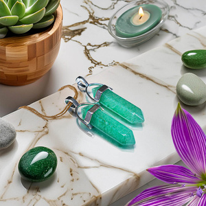 Riipus aventuriinia pussissa + ketju