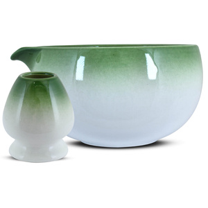 Matcha-teen valmistustarvikkeet