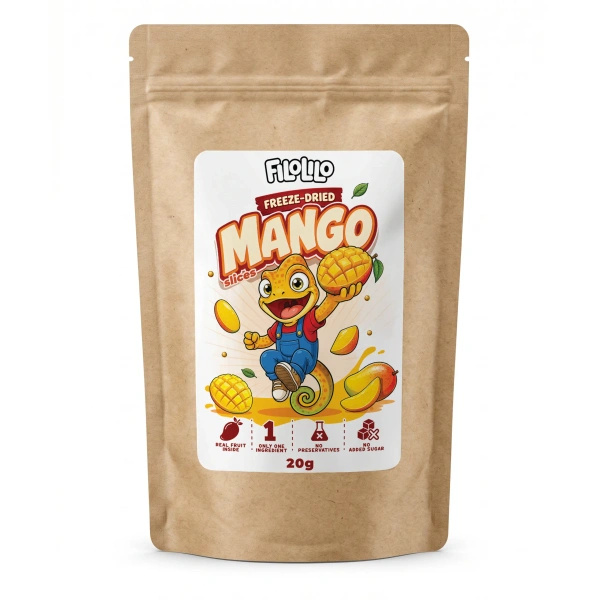 FiloLilo – Pakastekuivattu mango (viipaleet) 20 g