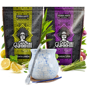Yerba mate setti Guarani 2x500g keraaminen calabash bombilla keraaminen calabash bombilla