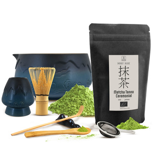 Seremoniallinen setti matcha-teen valmistukseen: japanilainen luomu matcha 30g + tarvikkeet