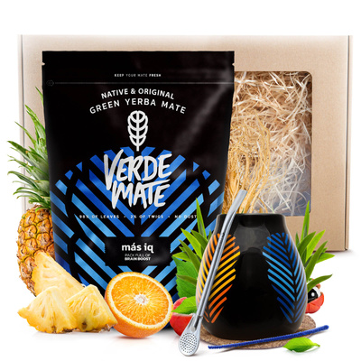 Yerba Mate lahjasetti Verde Mate 400g 0,4kg Calabash + Bombilla