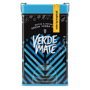 Yerbera - Tinapurkki + Verde Mate Green Más IQ Tropical 0.5kg