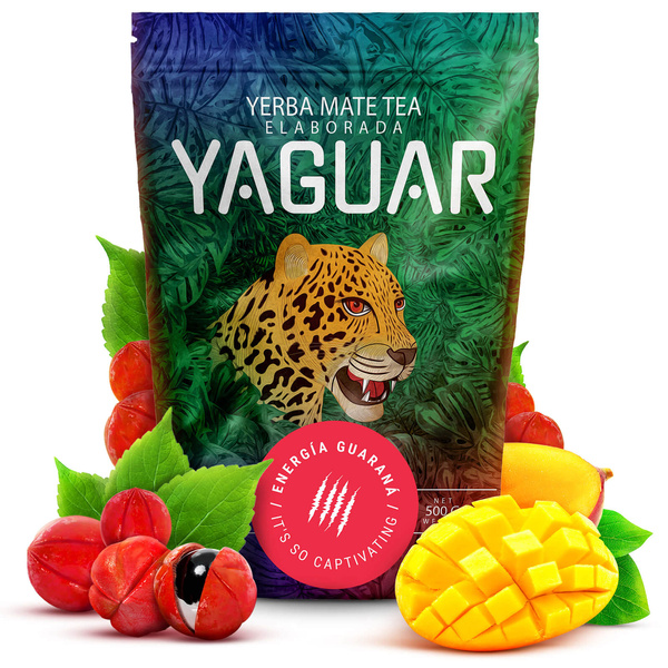 Lahjasetti Yerba Mate Yaguar Energia 0,5kg