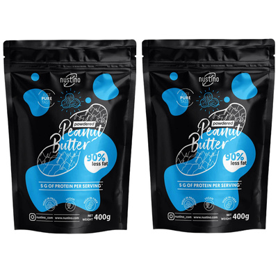 Setti 2x Nustino Maapähkinävoijauhe